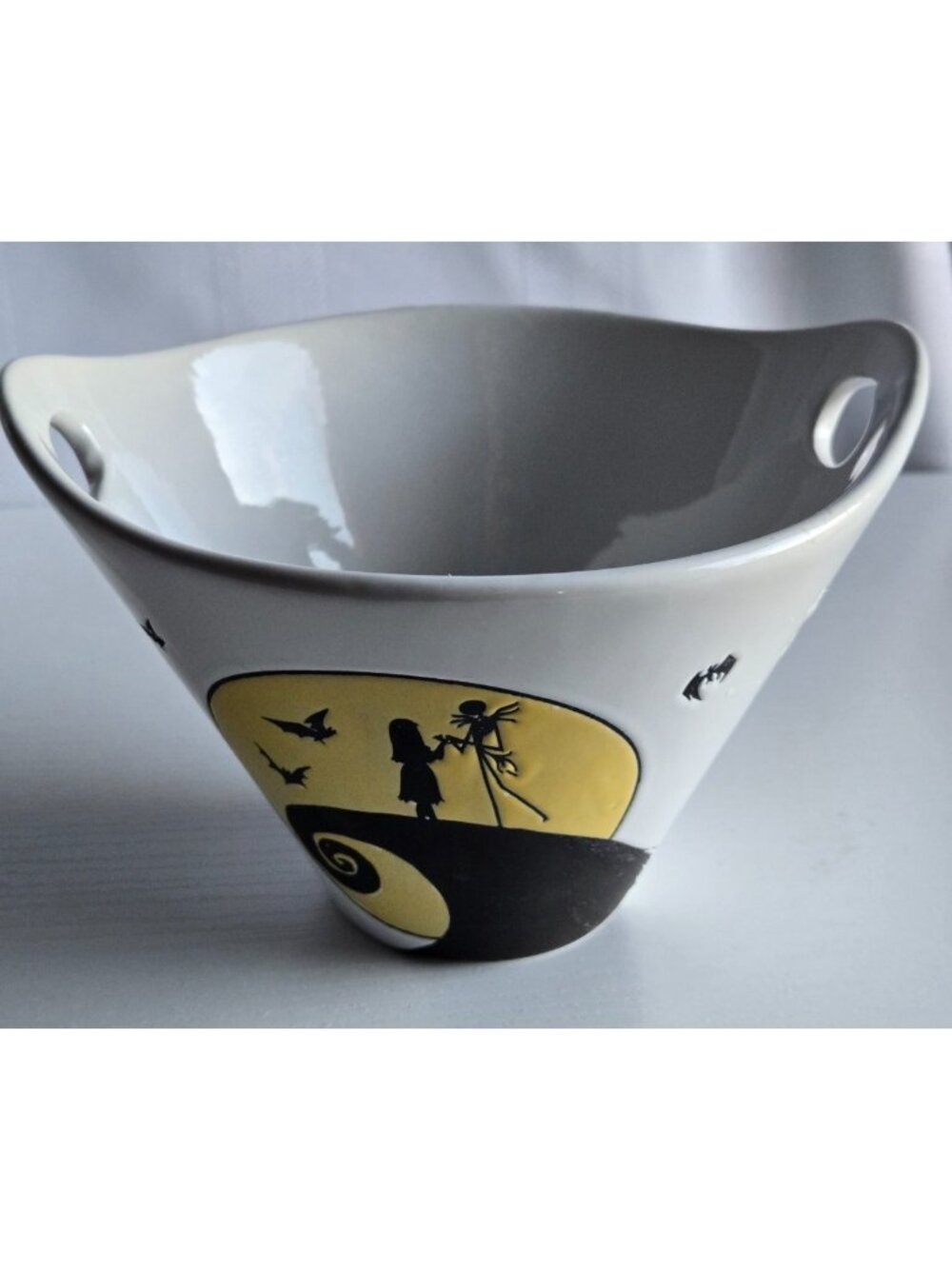 Disney Nightmare Before Christmas Jack Skellington Ramen Noodle Bowl Halloween - Picture 3 of 8